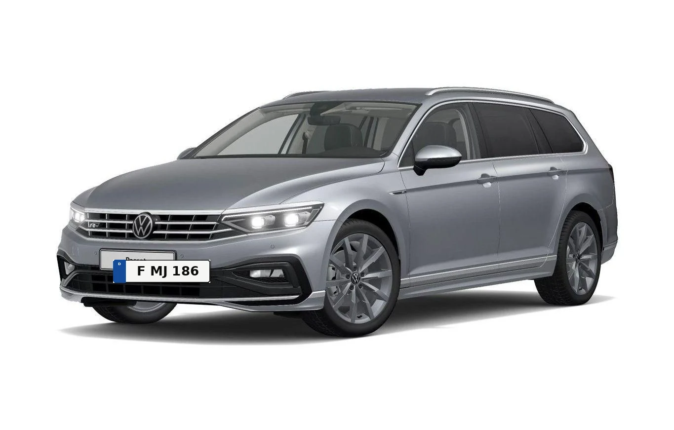 VW Passat Business Transfer mit Kennzeichen F MJ 186